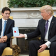 Image for article titled 44 Very Disrespectful Photoshops of Trump's Canadian Handshake That We in No Way Condone